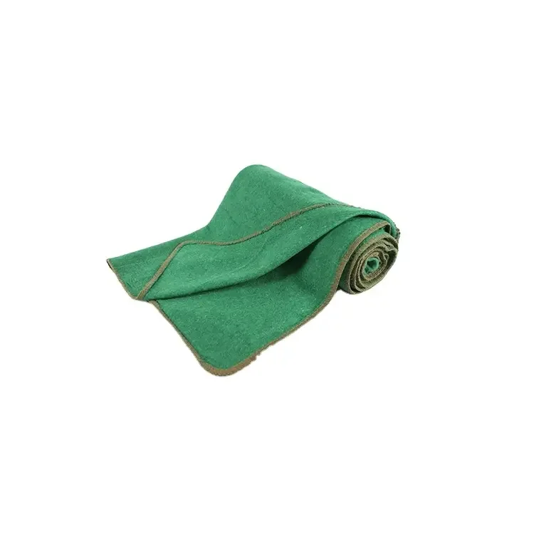 Good quality recycled wool brushed airline baby soft thick fleece blanket
