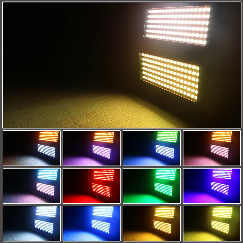 IP65 216*6W LED Wall Washer Light RGBW 4IN1 City Color Light Double Head Wall Washer Light Outdoor
