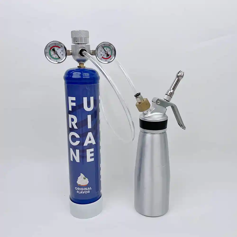 wholesale price 0.95L Liquid oxygen Gas Cylinder 1L cream chargers whipped 615g 640g