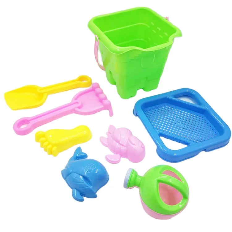 
2020 New Design Summer Holiday Outdoor Beach Sand Bucket Toy Sets 