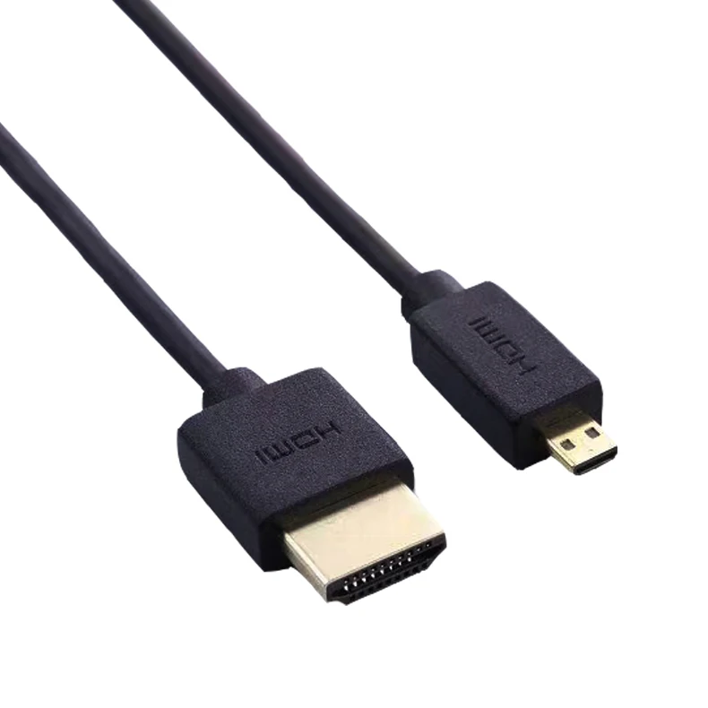 Ультратонкий Сверхтонкий hdmi-кабель farfrom 4K для ps4 ps3 тонкий мини-порт micro hdmi для ноутбука hdmi для камеры, видеокамеры, Gimba