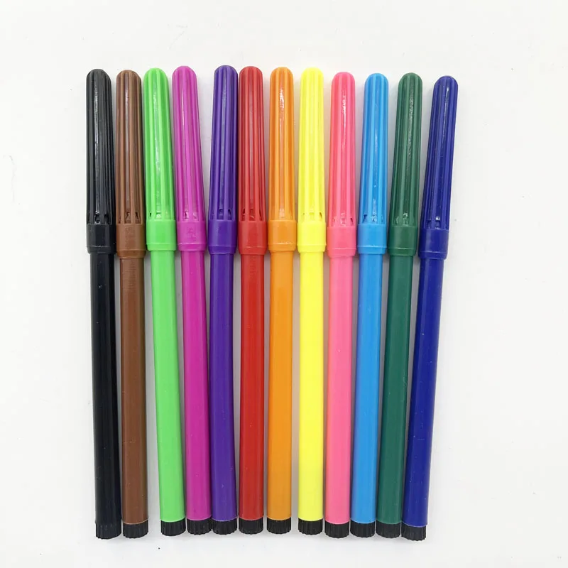 Multi Color Non-toxic Washable Fineliner Tip Mini Water Color Pen Watercolor Pen Sets For Children Drawing Use&gift Pen