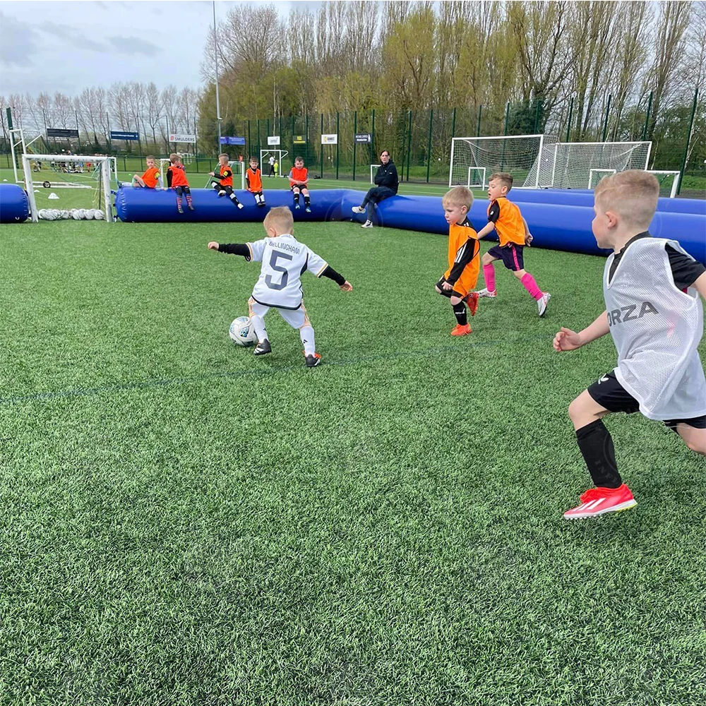 Outdoor Indoor Inflatable Soccer Field/Arena Portable 3V3 Football Pitch For Sport Practice
