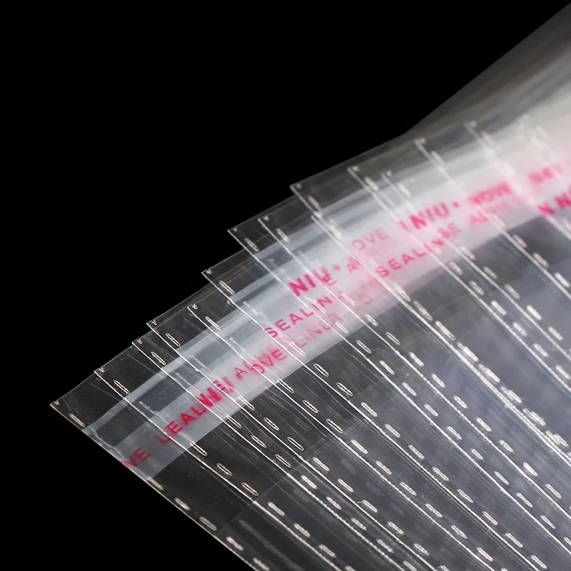 high transparent cello OPP  self sealing adhesive garment  packing bags  cellophane bag for A4 A3 magazine