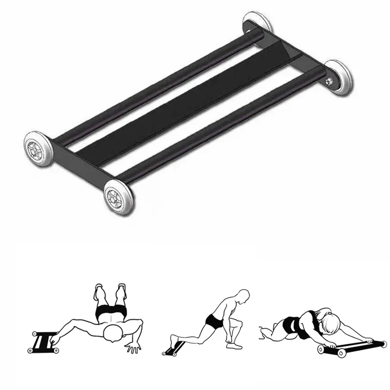 Glute Ham Glider, Exercise Wheels for Home Gym Fitness, Booty Building Ab Roller for Abs Workout Equipment