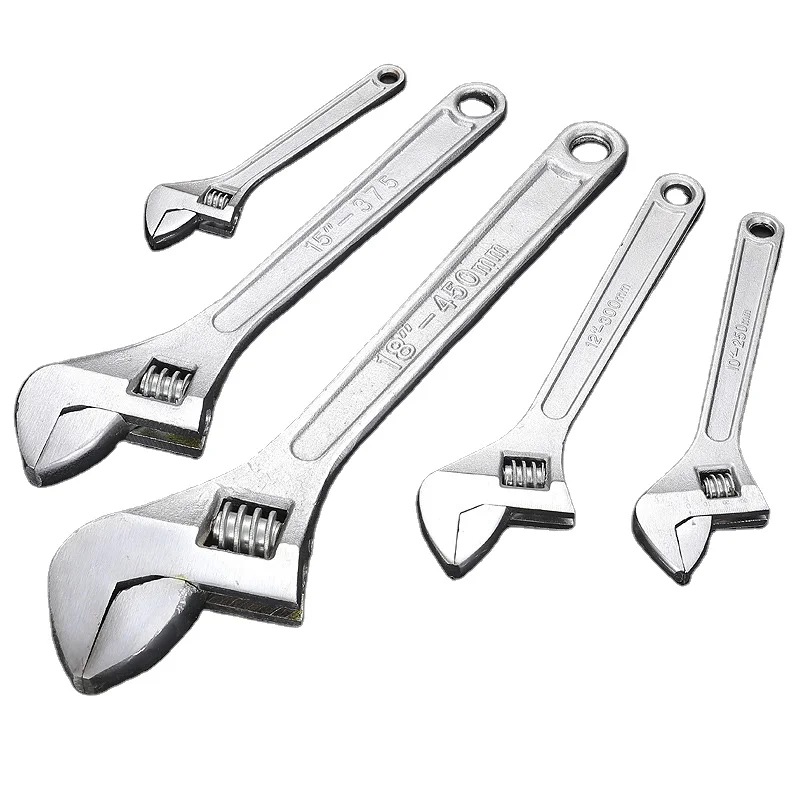 Factory 6/8/10/12 /15 inch Adjustable Spanner Hand Monkey Wrench in Stock