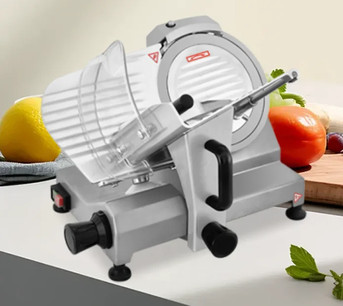 Stainless Steel  Commercial Meat Slicer Cutter Automatic Beef Mutton Slicer 22cm Blade Diameter Economic/Standard Meat Slicer