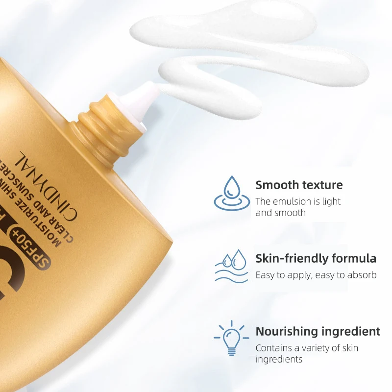 30ml Vegan Waterproof Organic Korean Body Face Natural Sunscreen SPF 50 Cream Private Label Facial Sun Screen Cream