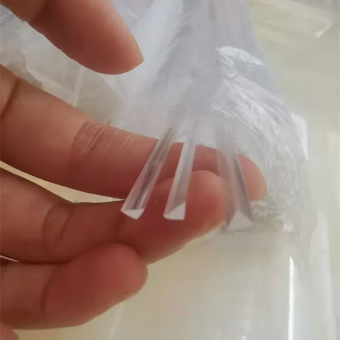 3 мм 5 прозрачный ПММА треугольный пластиковый акриловый стержень на