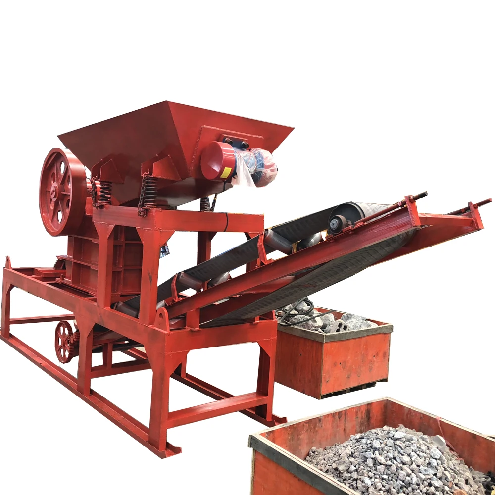 energy saving concrete crusher plant,granite jaw crusher with belt conveyor