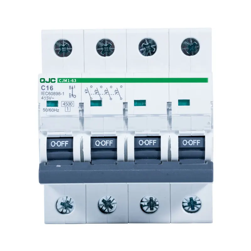  QJC Прямая продажа с фабрики 1P 2P 3P 4P C65 AC 230V/415V 6KA 50/60Hz промышленные бытовые средства защиты цепи мини автомат