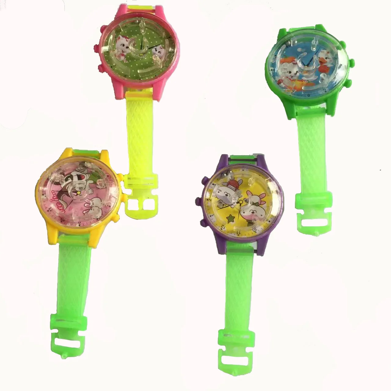 Best-Selling Custom Pattern Mini Color Maze Clock Unisex Educational Toys for Kids 5-7 Years Fun Cartoon Style Play Watch