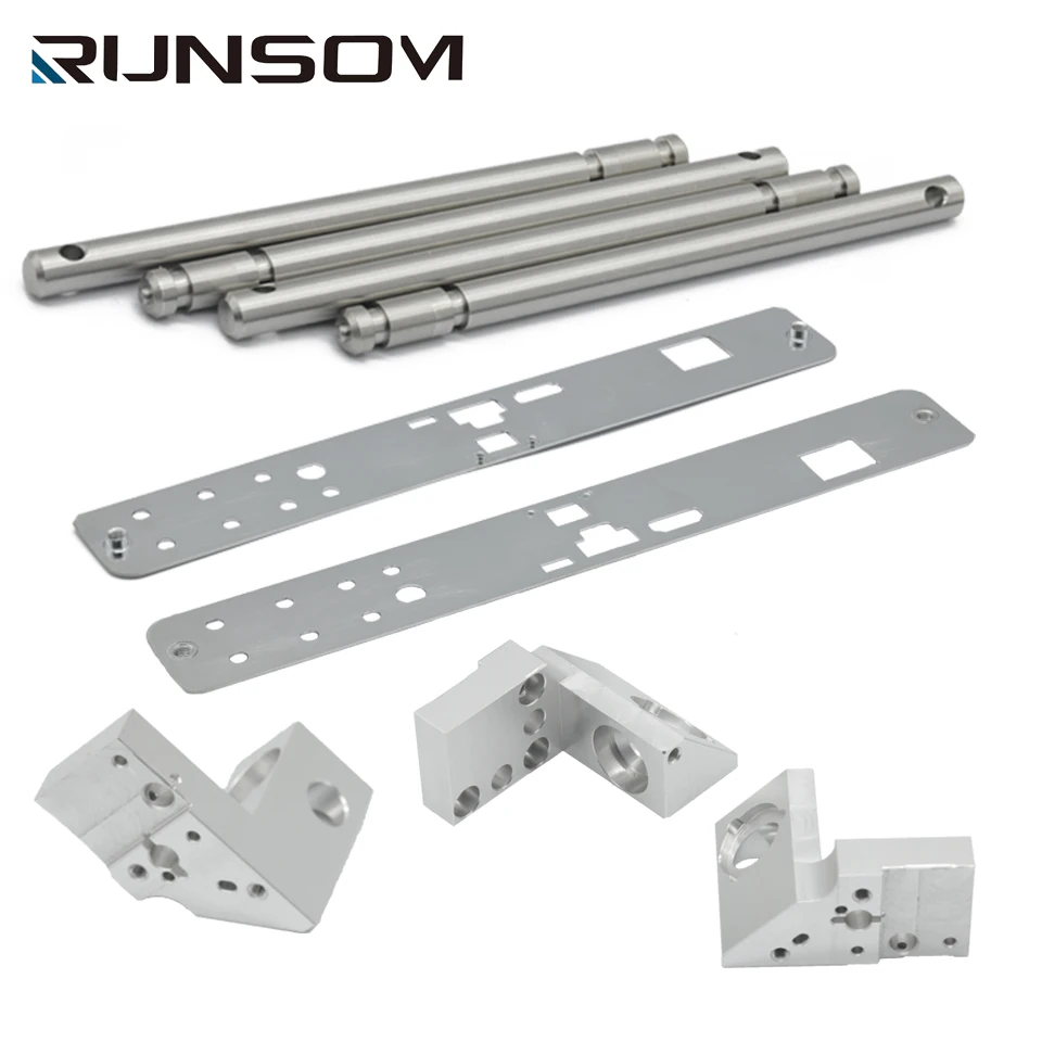 Custom CNC Precision Hardened Stainless Steel Knurled Steel Linear Small Shaft Customized Aluminum Parts