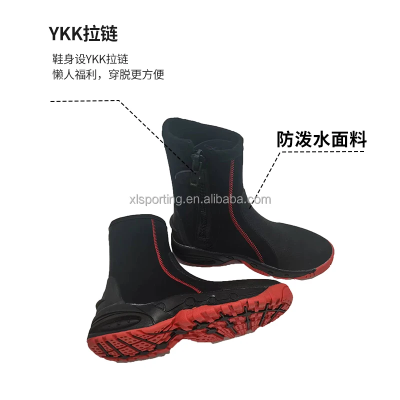 5MM diving shoes diving boots outdoor beach upstream shoes non-slip snorkeling fins equipment
