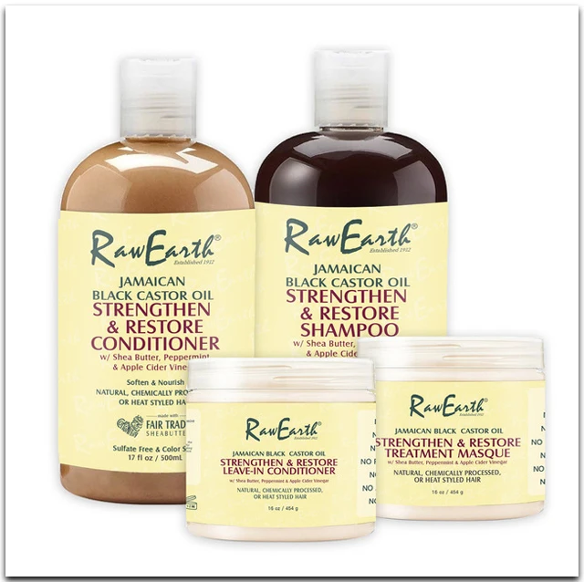 Pure Hair Growth Organic Jamaican Black Castor Oil Hair growth Shampoo and conditioner