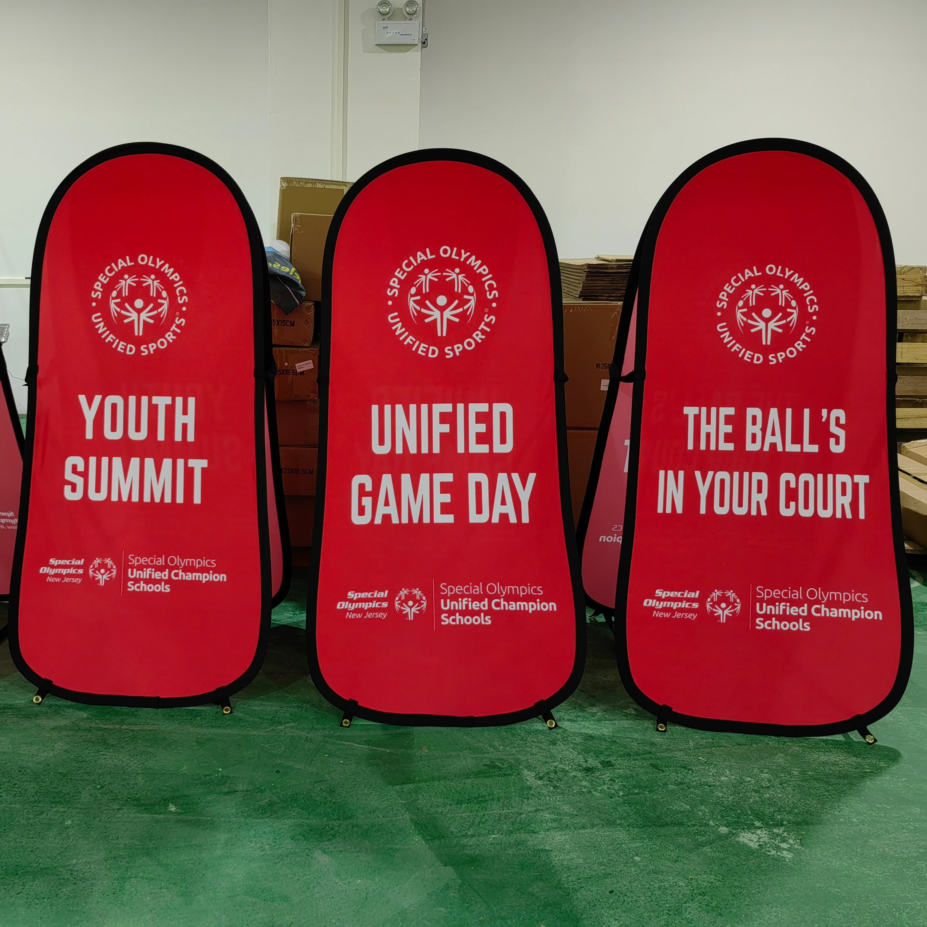 Factory Price Promotion Outlet Double-side Advertisement Outdoor Foldable Pop-up A-frame Sports Frame Elastic A Banner