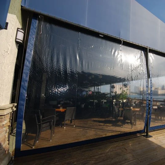 PVC Clear Vinyl Tarp for side wall Carport side wall weather protection windbreaker Pergola side wall PVC Clear Vinyl Tarp