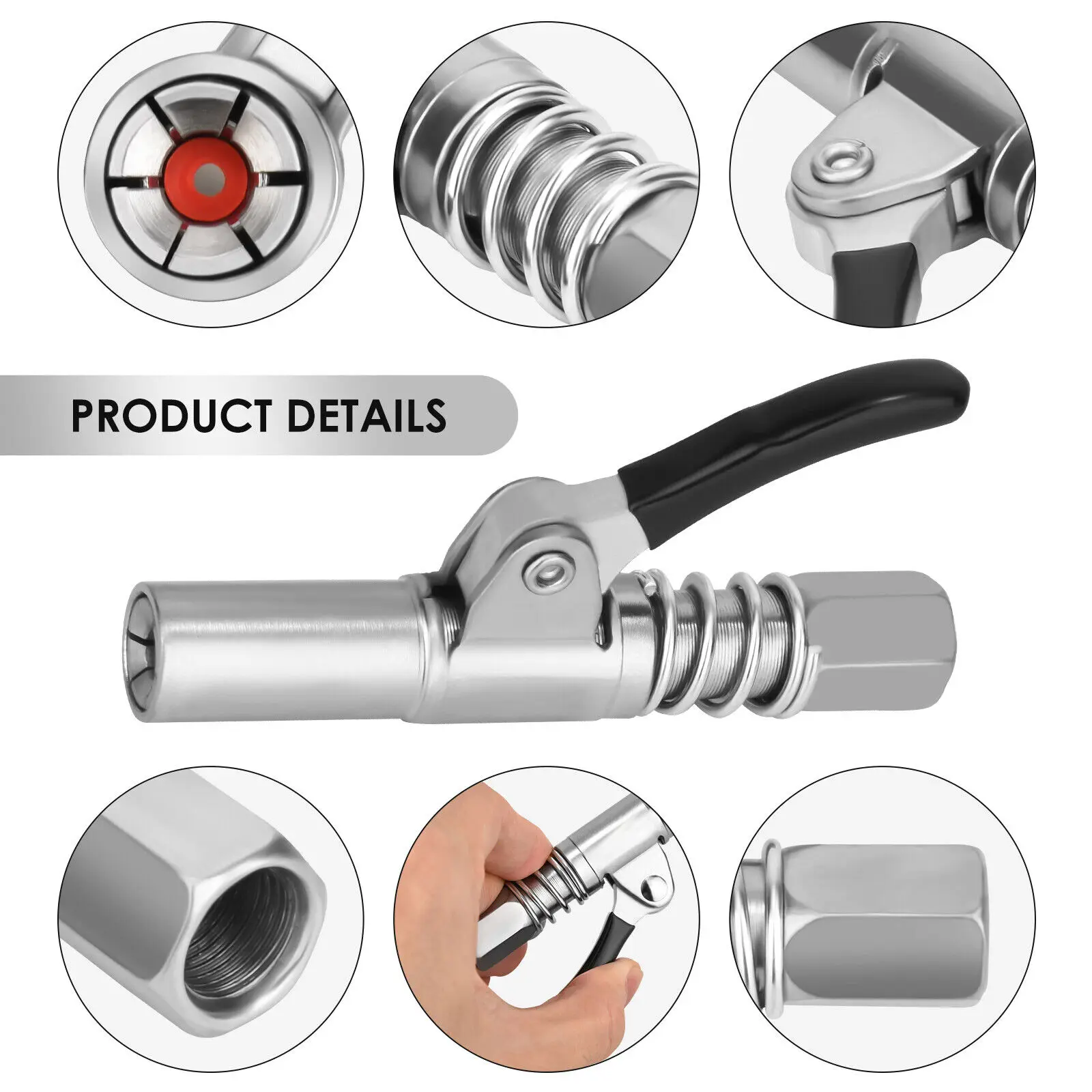 Смазка муфта тяжелых Quick Release для смазочных шприцов npti/8