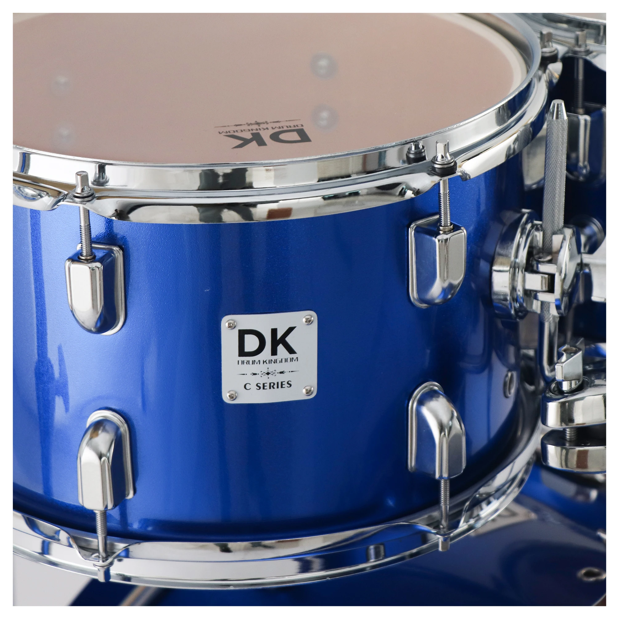 Good quality poplar wood material acoustic drum kit with stands drum seat and pedal for beginner