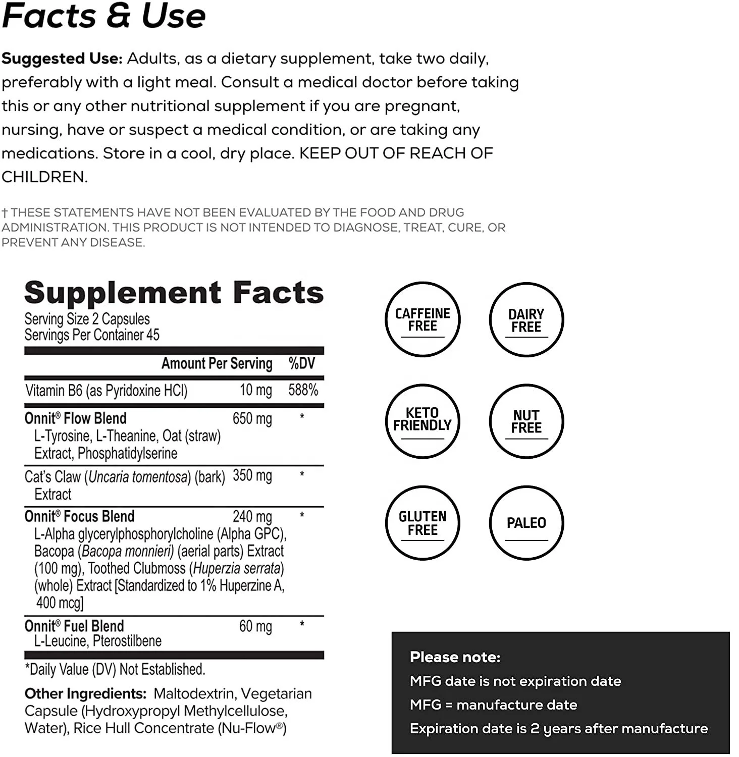 Factory hot selling OEM improves memory concentration nootropics promotes intelligence and brain power alpha brain capsule