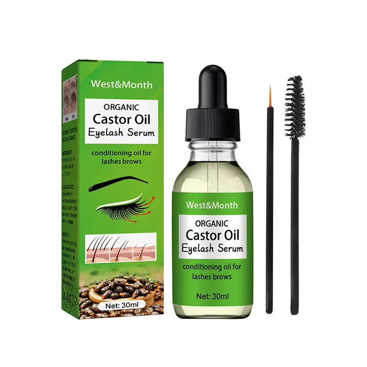 Natural Eyelash Growth Serum Thick And Long Eyelash Lengthening Treatments Enhanced Eyelashes Growth Serum With Brush