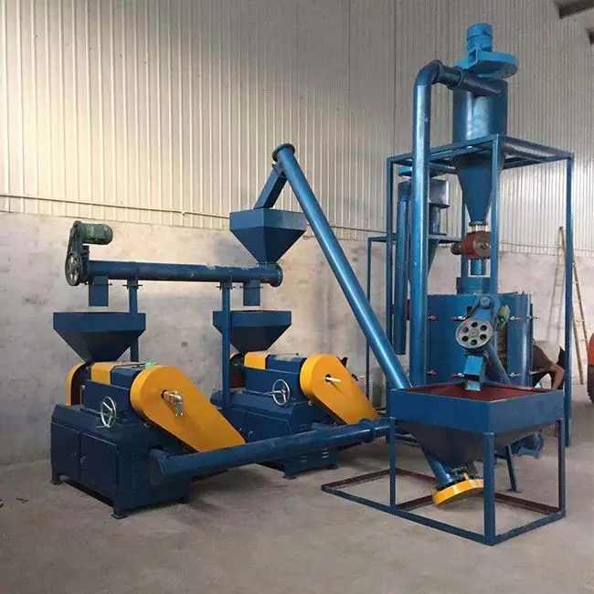 Fully Automatic Used Tire Grinding Machine Rubber Powder Plant For Sale