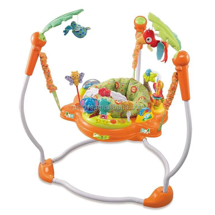 Music Fisher Toys Educational Safe Children Baby Walkers Jump Chair Toys