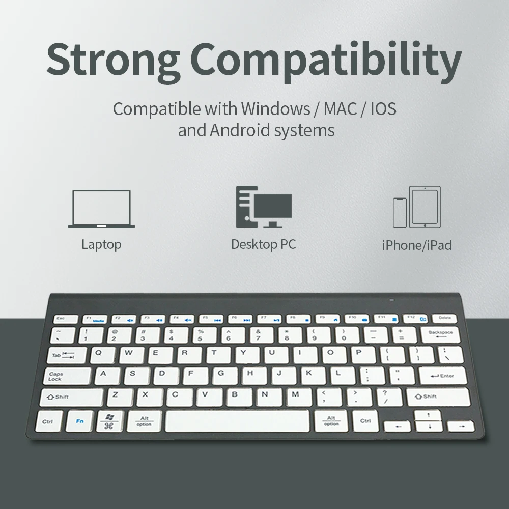 SAMA Slim Optical Wireless Keyboard Desktop Scissors Switch Wireless Keyboard Thin Keyboard for Laptop Usb Membrane USB 2.0 ABS