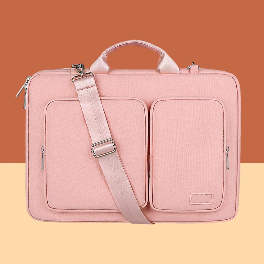 360 Protective Laptop Shoulder Bag13/14/15-15.6 inch Computer Bag Side Open Messenger Bag Laptop Bag