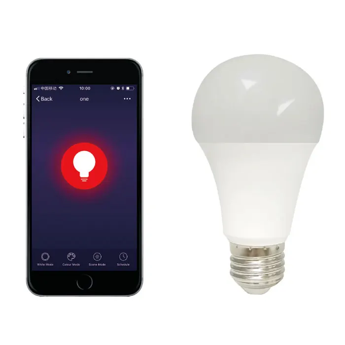 High Quality E27 E26 7W smart light bulbs led bulb light Multi Colors dimmable wifi led blub