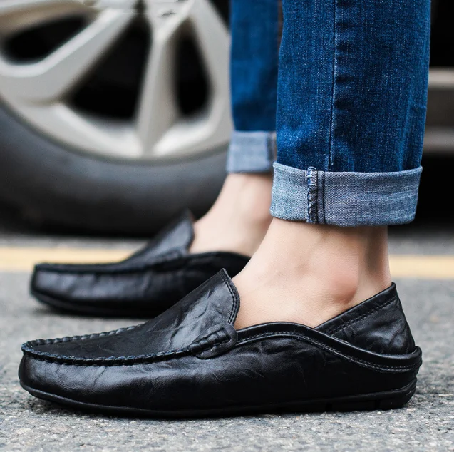 cy12223a 2019 autumn men fashion casual sneakers driving footwear mens shoes