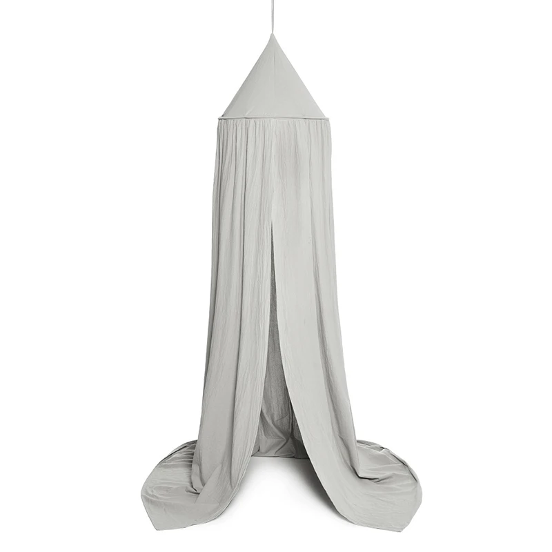 Лидер продаж, навес принцессы из 100% хлопка, подвесная купольная противомоскитная сетка для кровати