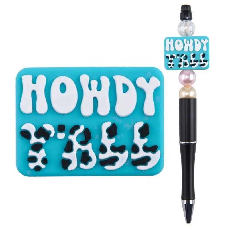 New Design Newborn Puzzle Chewing Pacifier Chain Mix Bulk Character Focal Cross Focal Silicone Beads For Pen Making