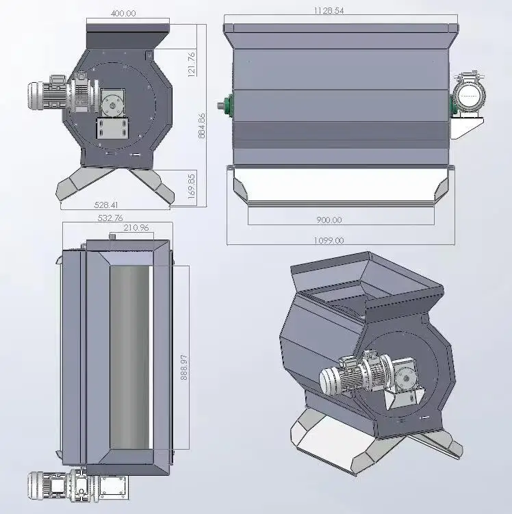 Tengbo machinery High Intensity Magnetic Separator Stainless steel aluminum pin sorting magnetic separator