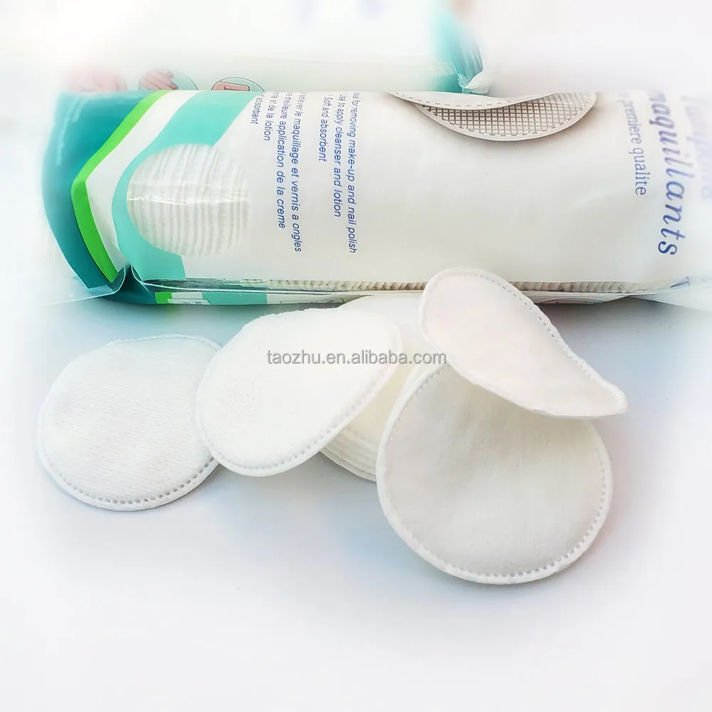 100% Cotton Makeup Removal Cleaning Pads Full Natural Cosmetic Cotton Pads