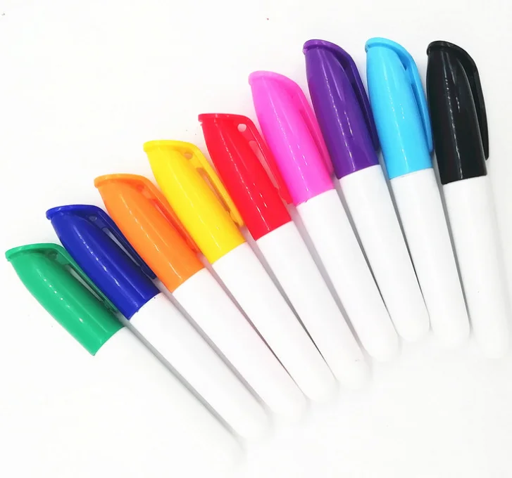 Bets Quality Mini 12 Colors Customized School Students Kindergarten Kids Children Art Drawing Pen Use Whiteboard Makers