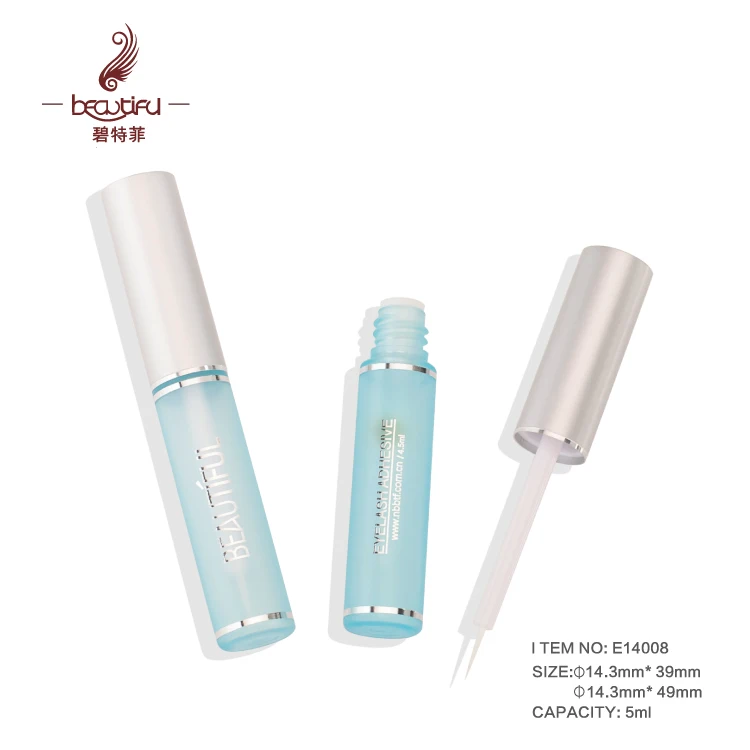 5ml popular eyelash extension glue adhesive bottles packaging tube with brush / eyelash grow serum bottle / eyeliner vial