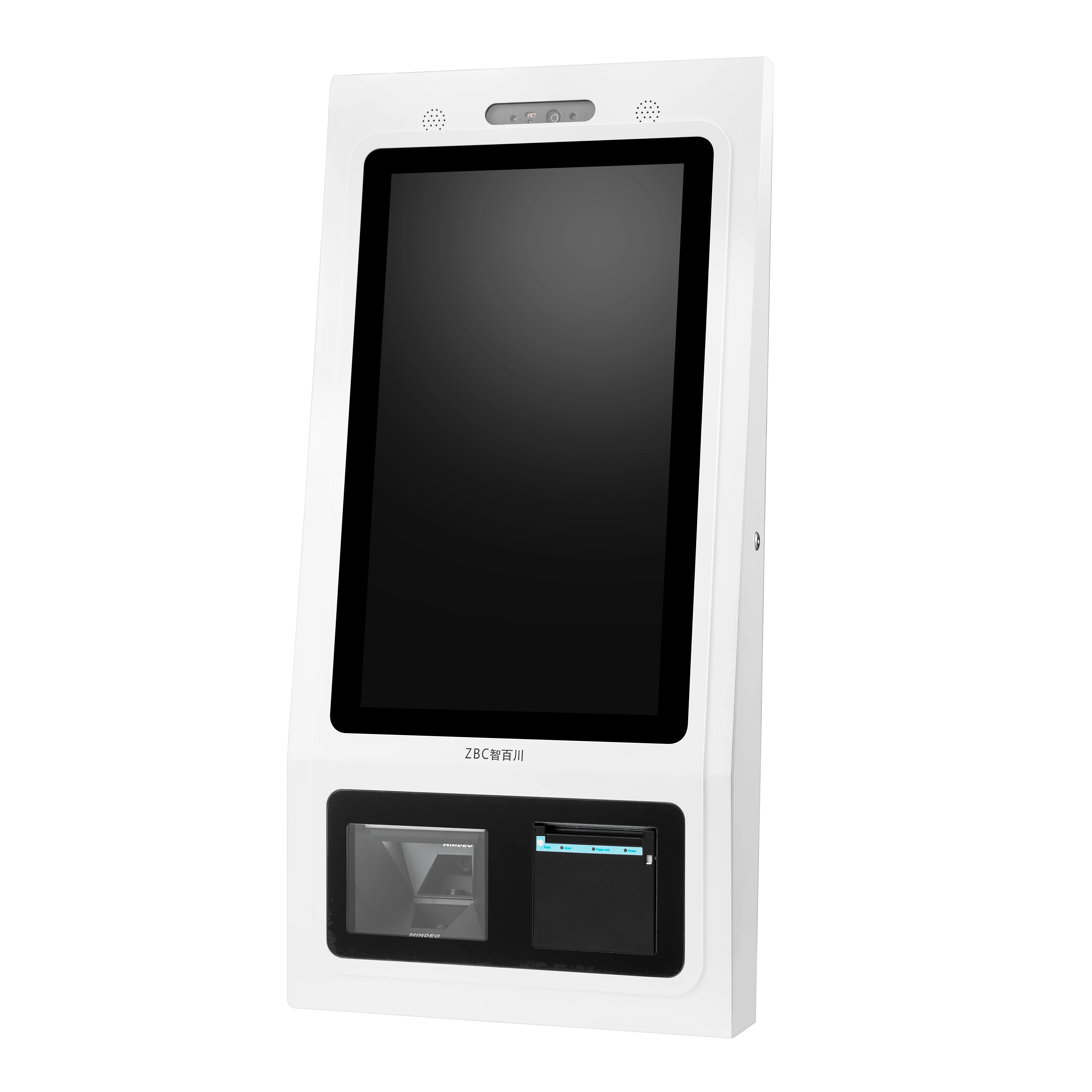21.5' wall mount touch screen kiosk all in one pos machine with printer android technology machines terminal pos systems