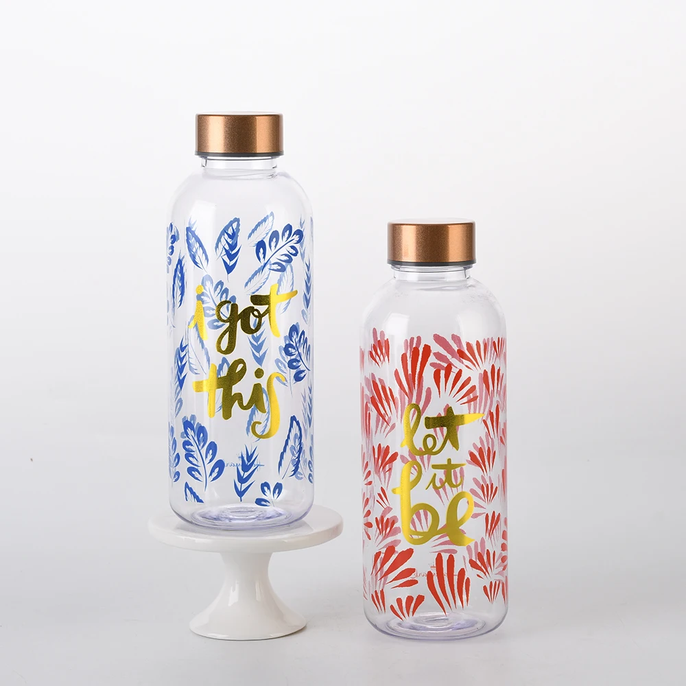 Оптом, пластиковые бутылки для воды 640 мл одностенная пластик без добавления бисфенола А