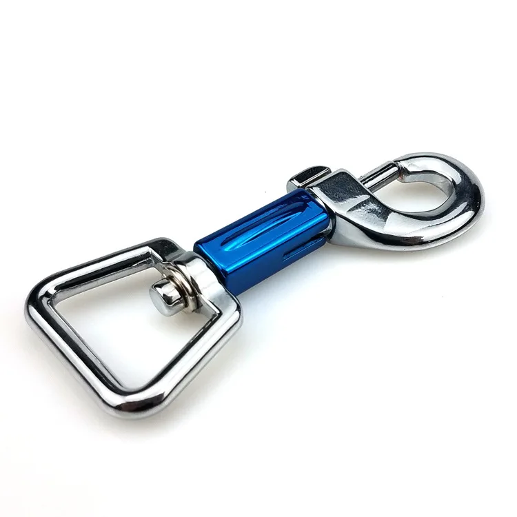 
Factory Customized Square Head Pet Buckle Outdoor Hiking Climbing Belt Lock Dog Leash Metal Hook 