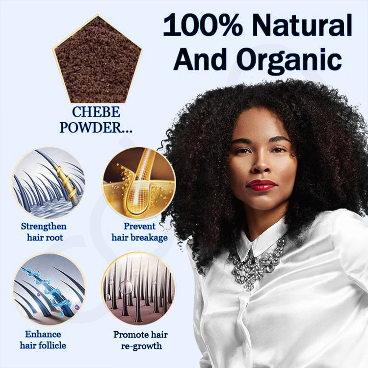 100ML ODM Wholesale Chebe Hair Oil Nourishing Dry Scalp Chebe Hair Growth Oil Natural Hair Oil