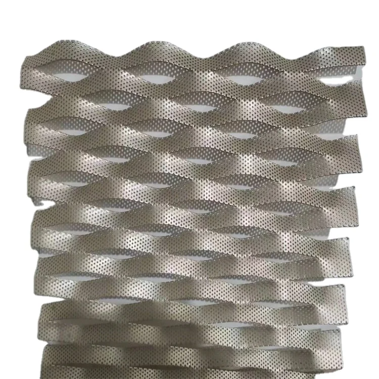 wholesale price 1x2m 4x8ft 3x5mm 5x10mm size Flattened Aluminum Mesh Aluminum Expanded Metal Mesh for Decorations