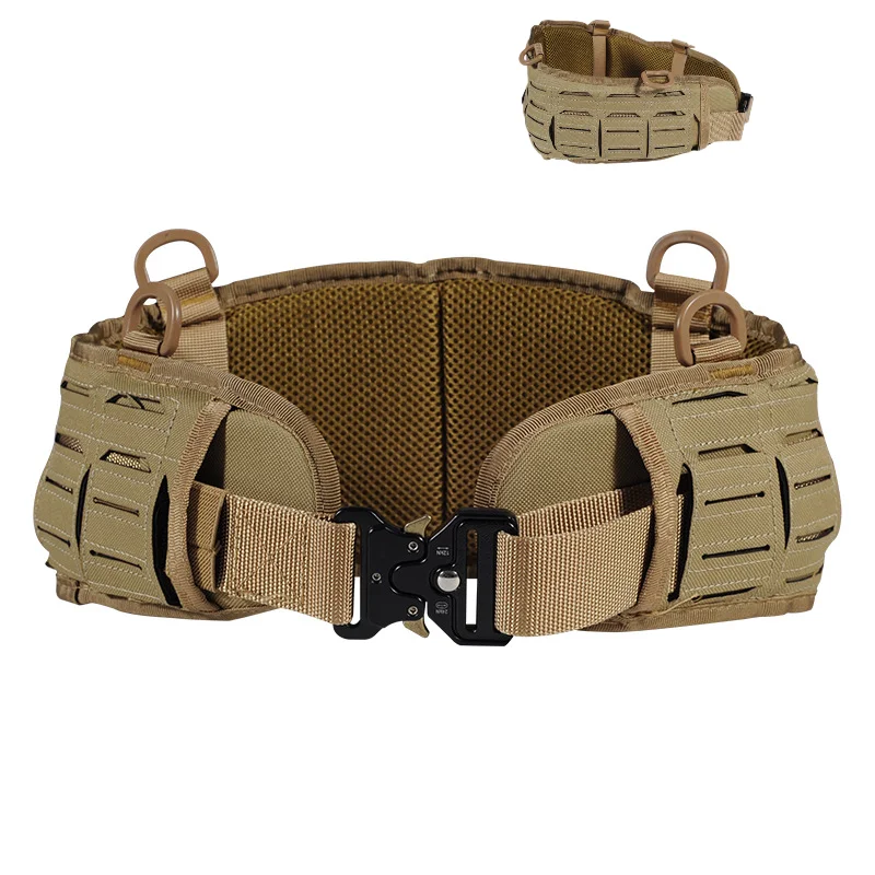 Widened & Thickened Molle Waist Belt Multi-functional Tactical Waist Training Waistband Combat Load Bearing Patrol Tactical Belt