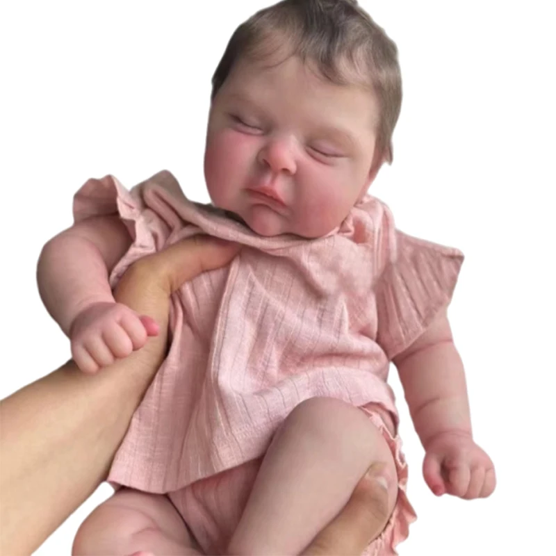 Peaches Reborn doll sleep babies toys silicone baby doll realistic 50cm reborn baby dolls lifelike reborn toys for kids