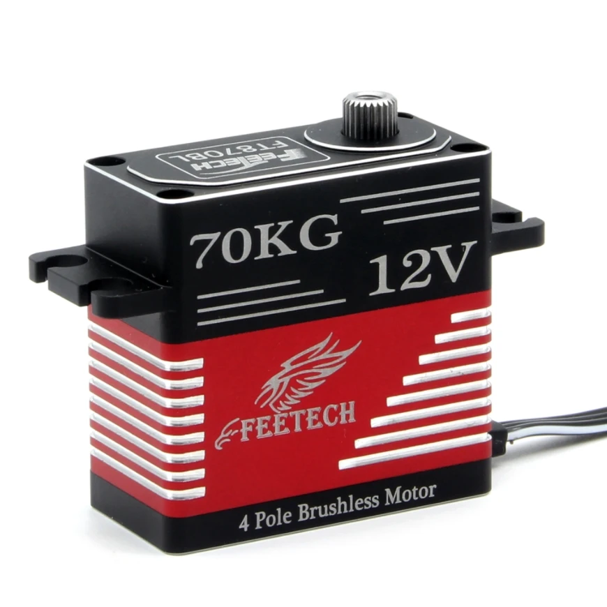 12V 70kg Xmaxx Crawler Robot Parts-Brushless Digital Servo  HV Large Torque Waterproof IPX8 Motor Steel Metal Gear RC Truck Car