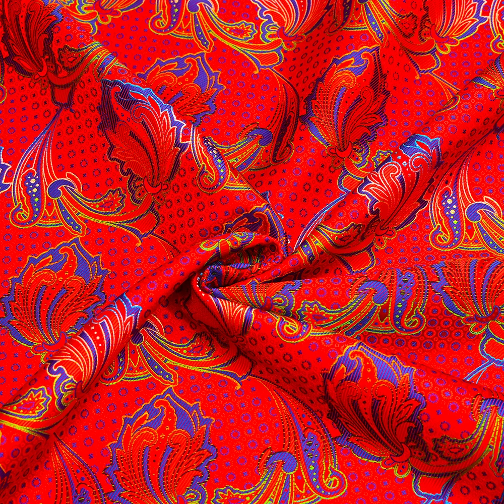 YiLi Garment Woven Polyester Lurex Upholstery  Jacquard Brocade Fabric Price