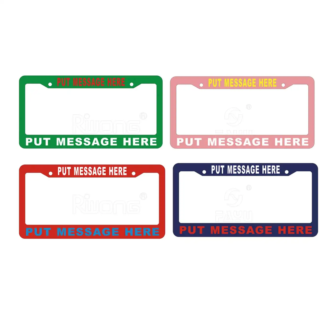 Забавные фраза рамки номерного знака анодированная алюминиевая рамка