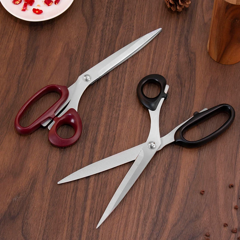 High Quality Stainless Steel Kitchen Scissors with Plastic Handle Poultry and Chicken Cutting Shears for Home Use