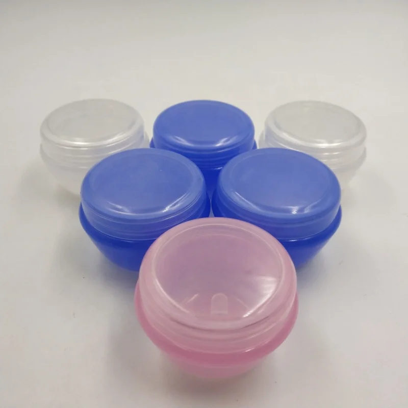 20G 20ML Blue Container Jars with Inner Liner for Makeup, Creams, Lip Balm Gloss, Nail Glitters, Lotion