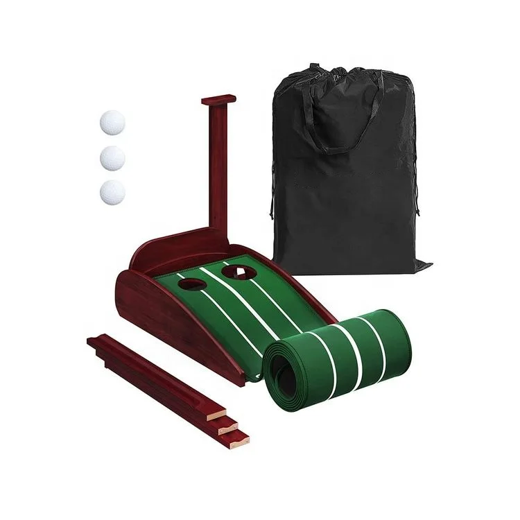 HLM1010 Manufactory Outdoor Indoor mini Golf Putting Green & mini Golf Course mini Mat Artificia Turf Golf Putting Mat Carry Bag